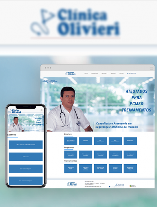 Clínica Olivieri - Site Institucional